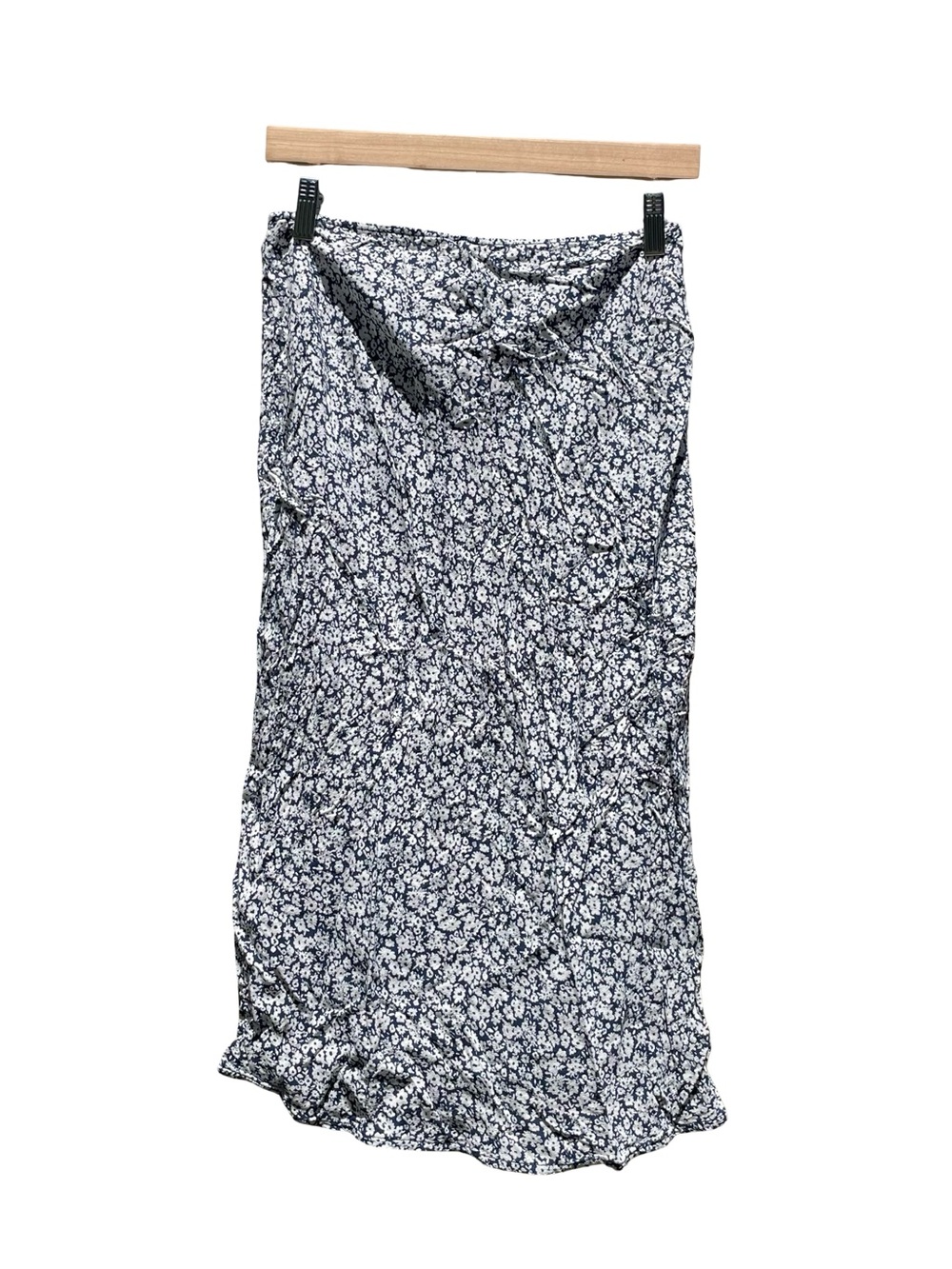 Old navy floral midi skirt with slit size medium